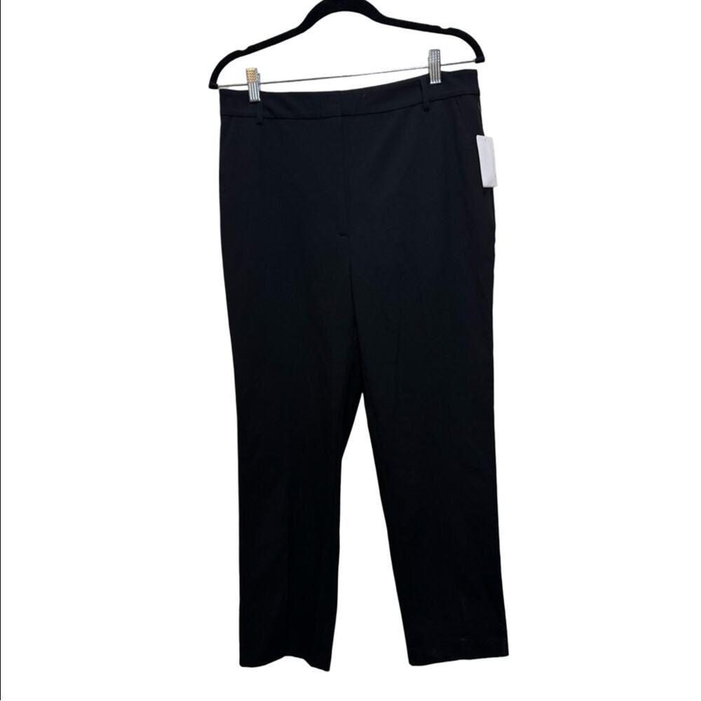 Nordstrom Classic Black Straight Trousers - Size 12